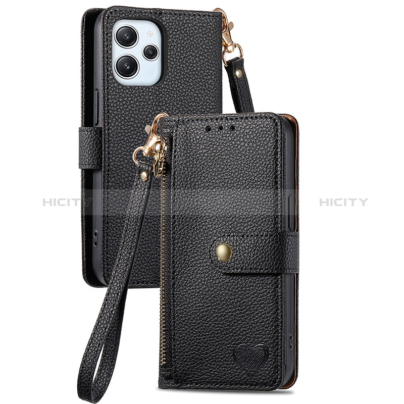 Custodia Portafoglio In Pelle Cover con Supporto S15D per Xiaomi Redmi 12 4G