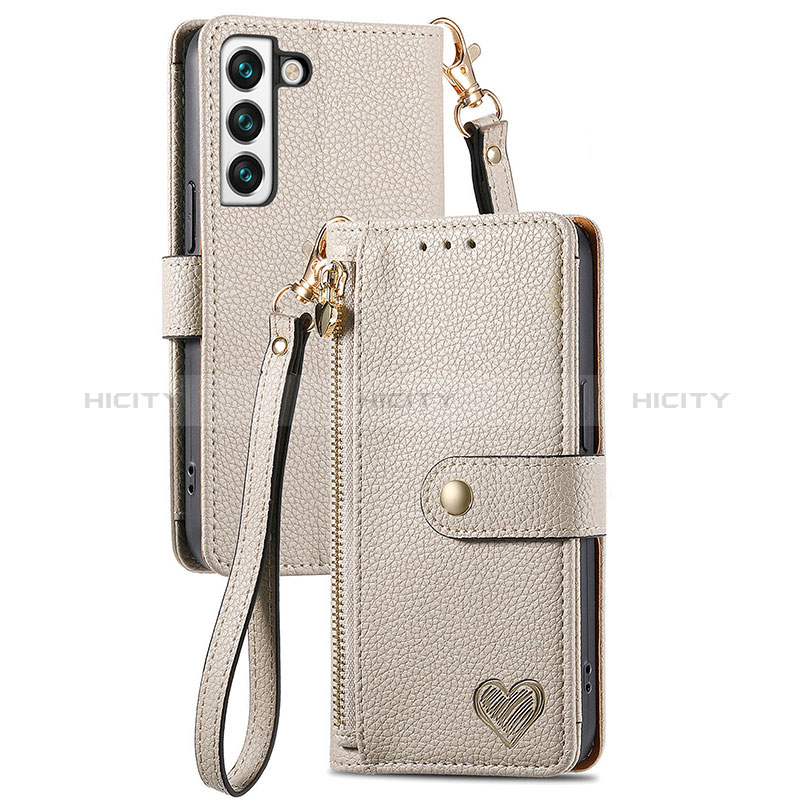 Custodia Portafoglio In Pelle Cover con Supporto S16D per Samsung Galaxy S22 5G