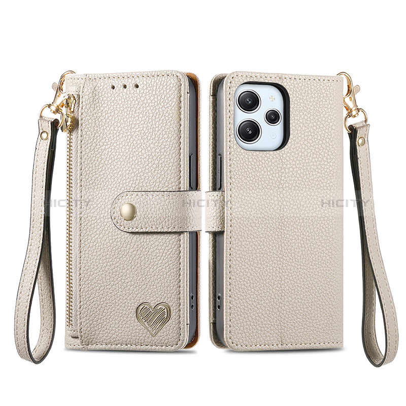 Custodia Portafoglio In Pelle Cover con Supporto S16D per Xiaomi Redmi 12 4G