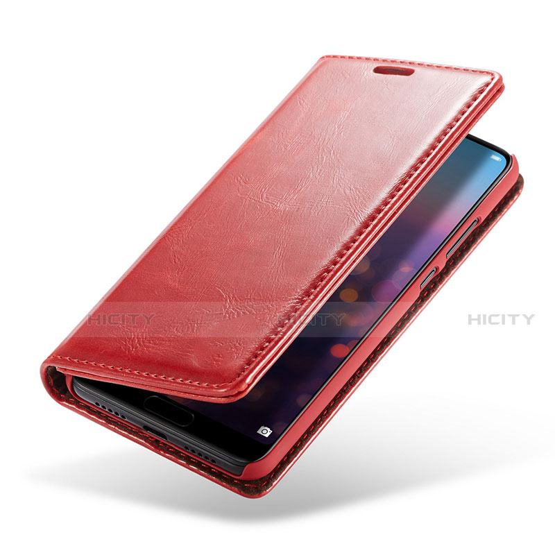 Custodia Portafoglio In Pelle Cover con Supporto T01 per Huawei P20 Pro