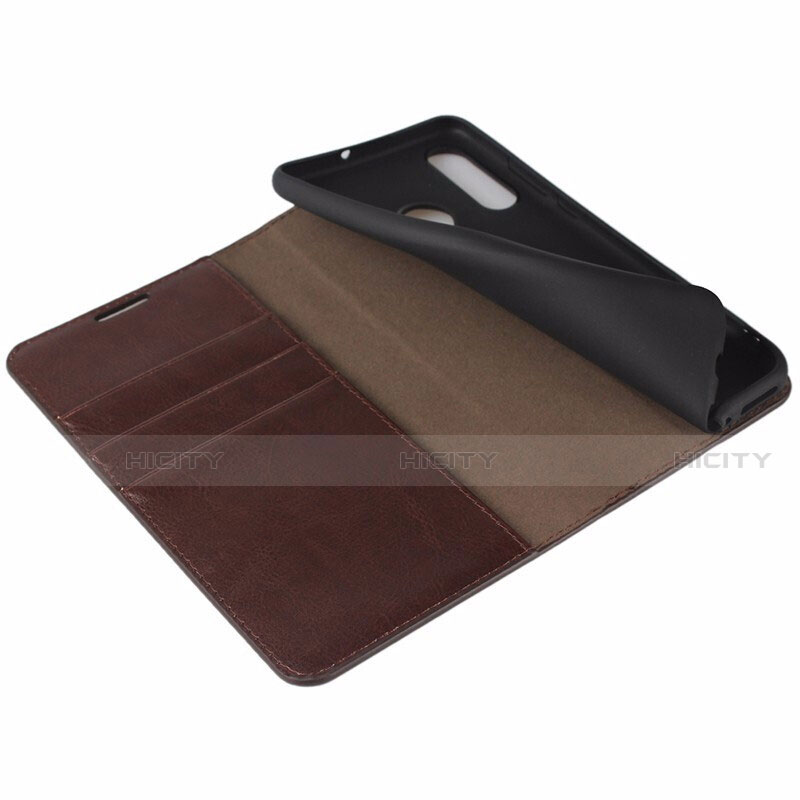 Custodia Portafoglio In Pelle Cover con Supporto T01 per Huawei P30 Lite XL