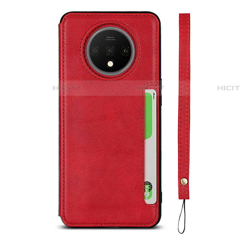 Custodia Portafoglio In Pelle Cover con Supporto T01 per OnePlus 7T