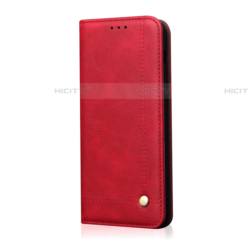 Custodia Portafoglio In Pelle Cover con Supporto T01 per OnePlus 8 Pro Rosso