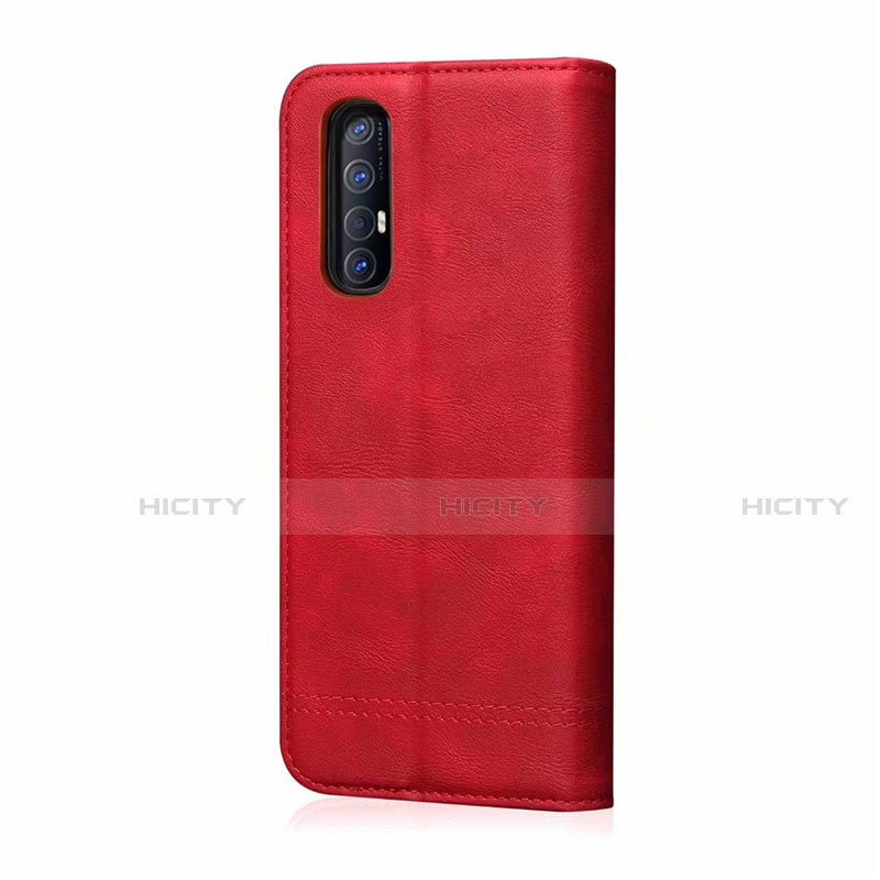 Custodia Portafoglio In Pelle Cover con Supporto T01 per Oppo Find X2 Neo