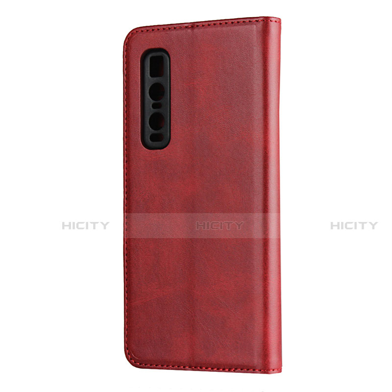 Custodia Portafoglio In Pelle Cover con Supporto T01 per Oppo Find X2 Pro