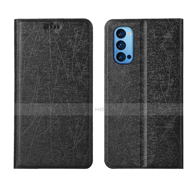 Custodia Portafoglio In Pelle Cover con Supporto T01 per Oppo Reno4 5G