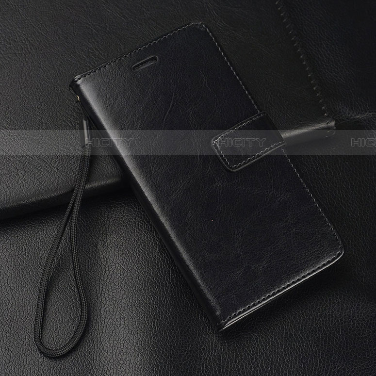 Custodia Portafoglio In Pelle Cover con Supporto T01 per Samsung Galaxy A70 Nero