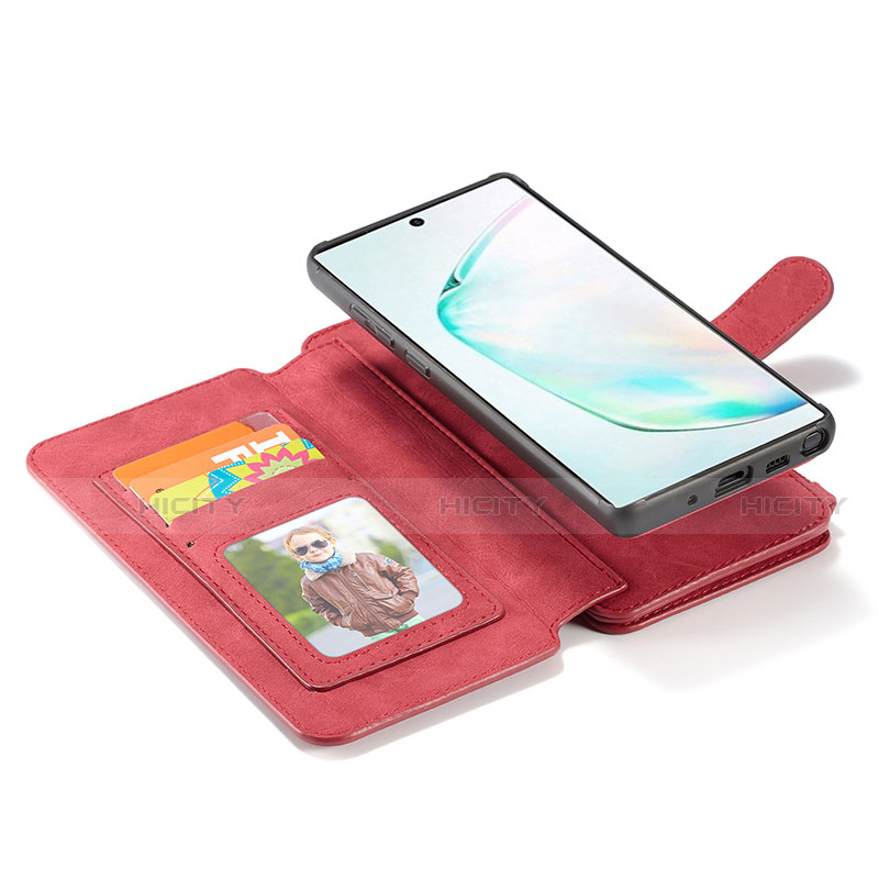 Custodia Portafoglio In Pelle Cover con Supporto T01 per Samsung Galaxy Note 10