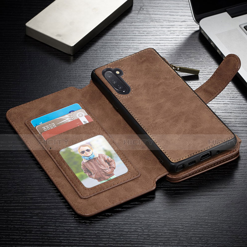 Custodia Portafoglio In Pelle Cover con Supporto T01 per Samsung Galaxy Note 10