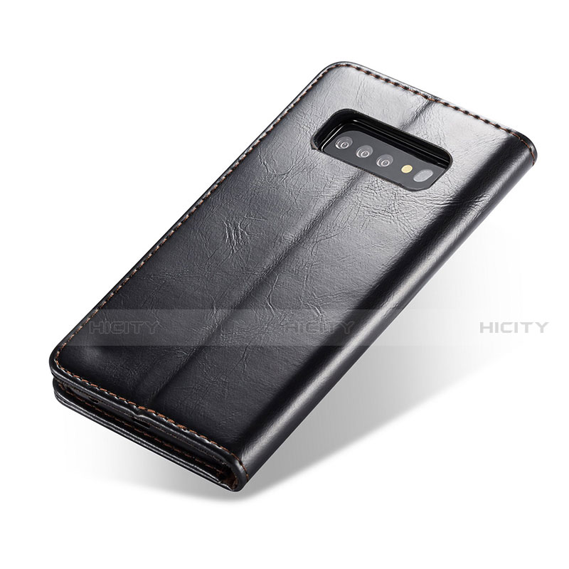 Custodia Portafoglio In Pelle Cover con Supporto T01 per Samsung Galaxy S10 Plus