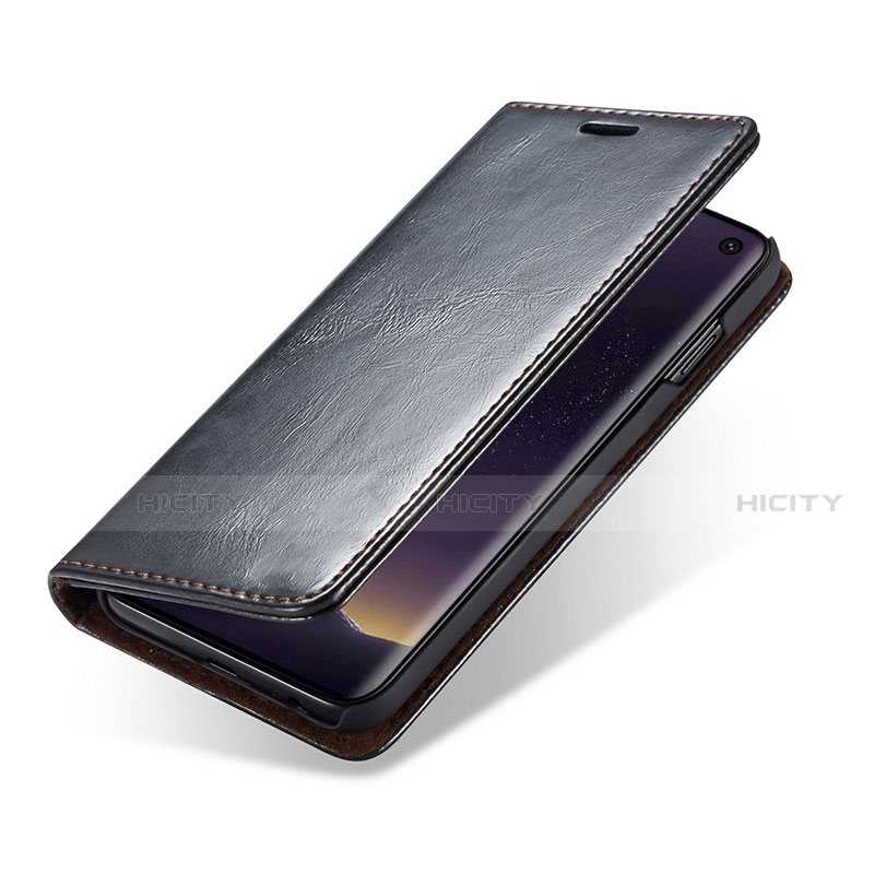 Custodia Portafoglio In Pelle Cover con Supporto T01 per Samsung Galaxy S10e