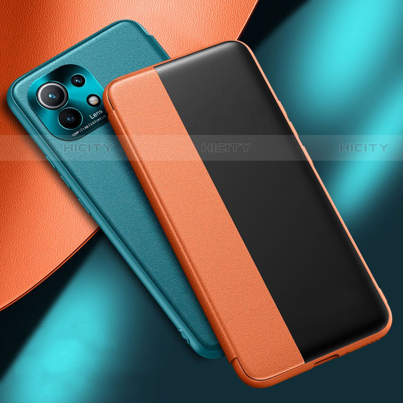 Custodia Portafoglio In Pelle Cover con Supporto T01 per Xiaomi Mi 11 5G