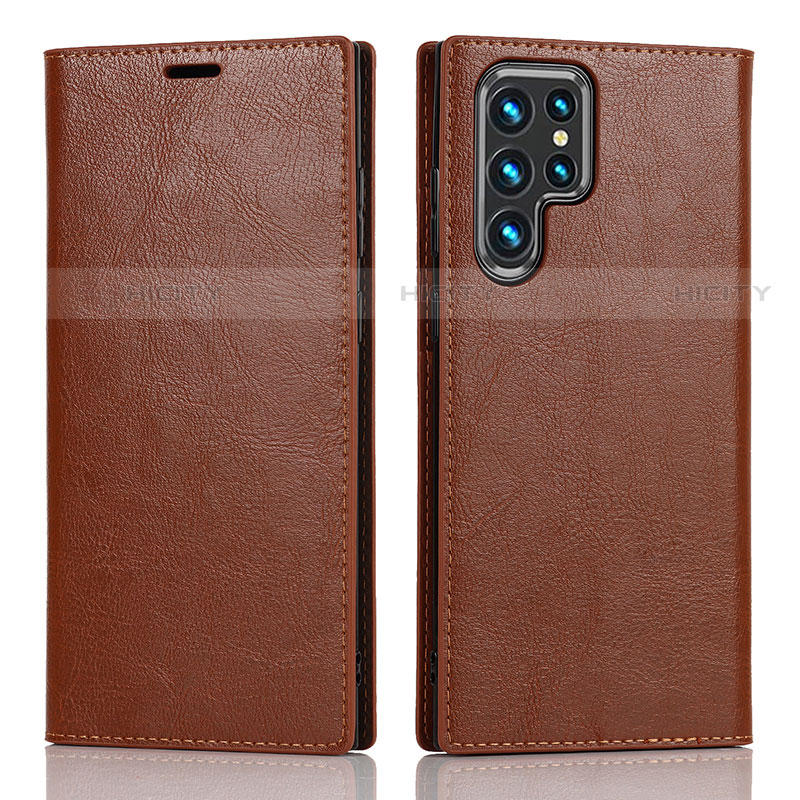 Custodia Portafoglio In Pelle Cover con Supporto T01D per Samsung Galaxy S21 Ultra 5G