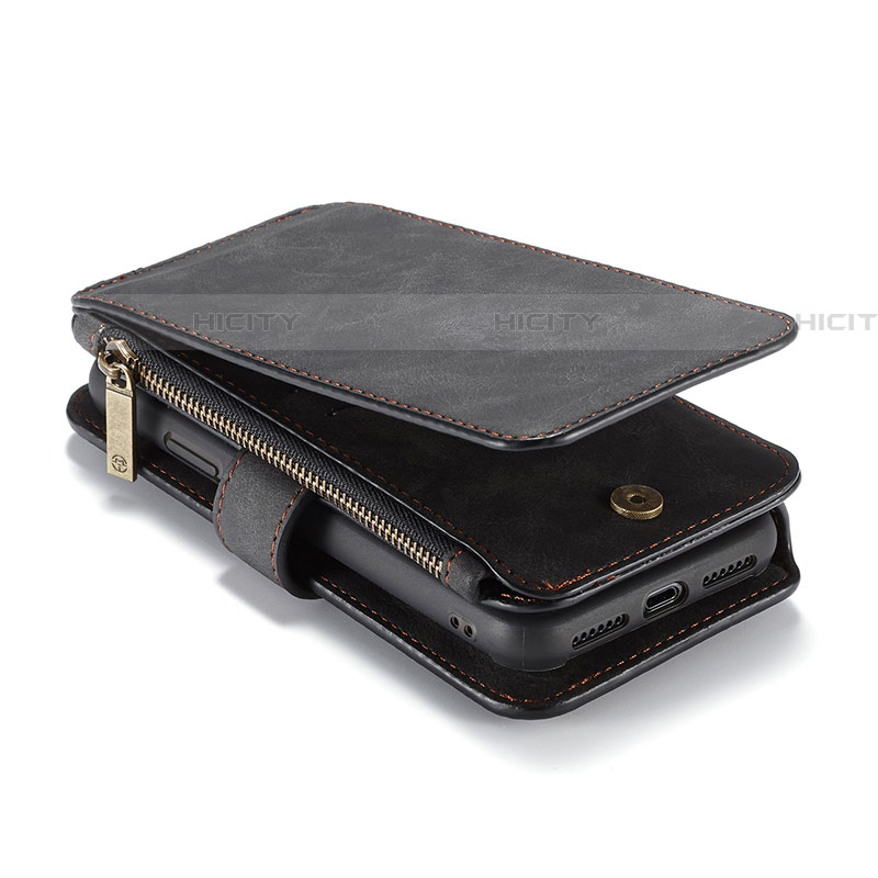 Custodia Portafoglio In Pelle Cover con Supporto T02 per Apple iPhone Xs