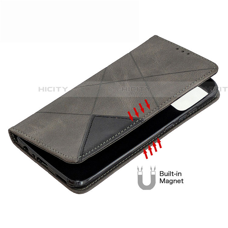 Custodia Portafoglio In Pelle Cover con Supporto T02 per Huawei P Smart (2020)