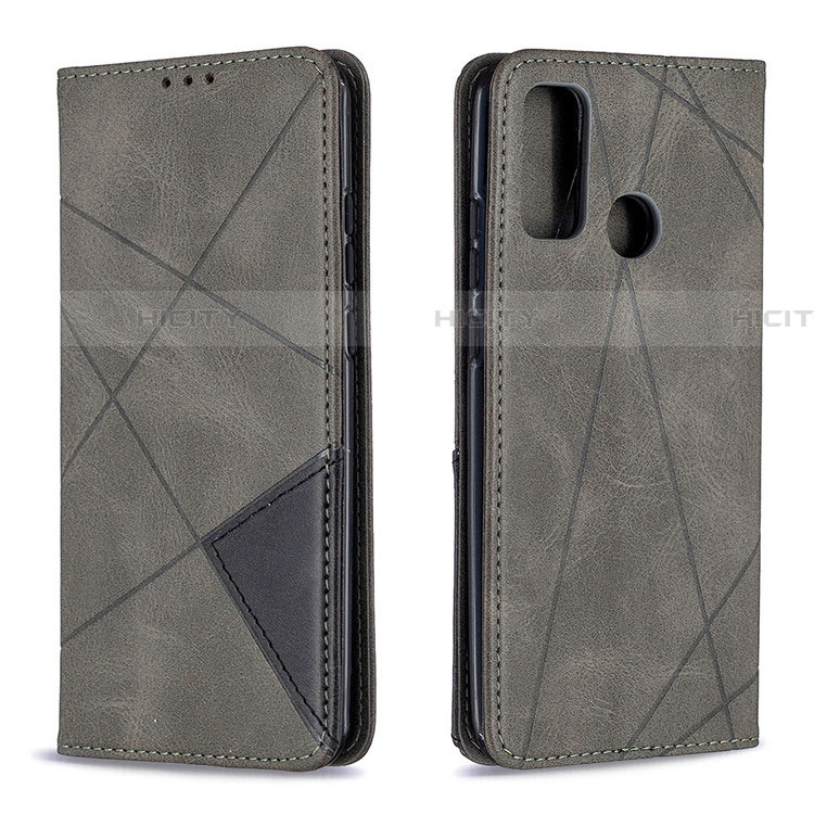 Custodia Portafoglio In Pelle Cover con Supporto T02 per Huawei P Smart (2020)