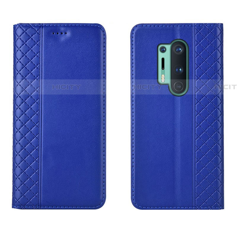 Custodia Portafoglio In Pelle Cover con Supporto T02 per OnePlus 8 Pro