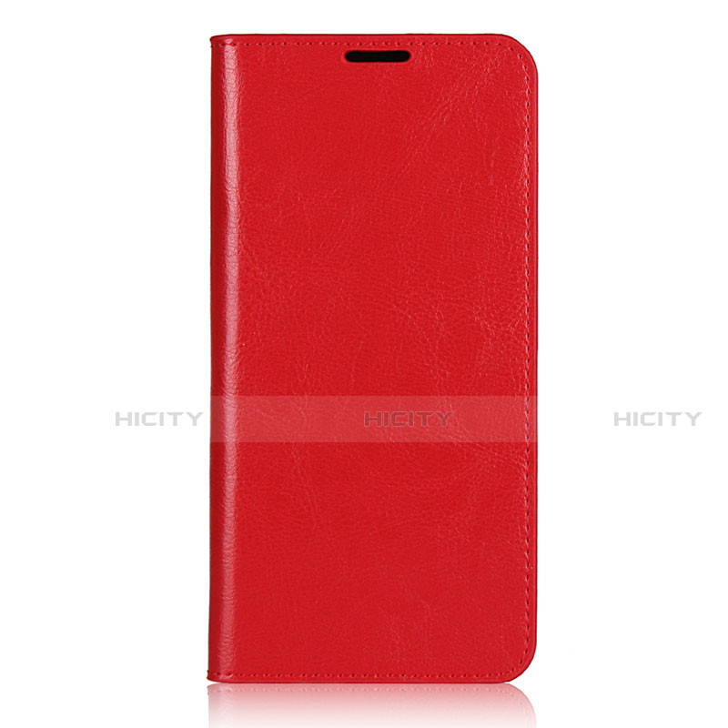 Custodia Portafoglio In Pelle Cover con Supporto T02 per Oppo Find X2 Lite Rosso