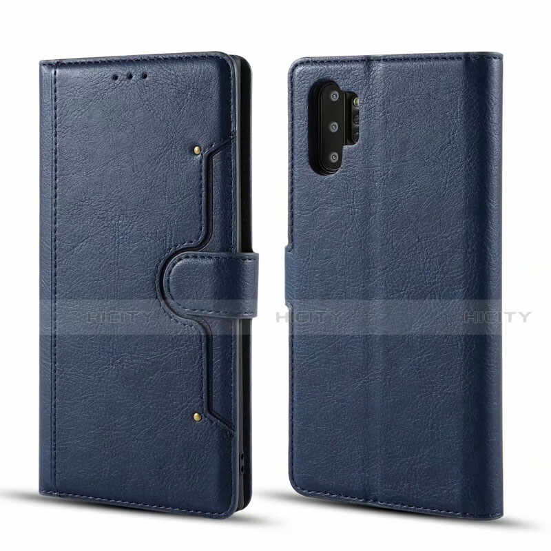 Custodia Portafoglio In Pelle Cover con Supporto T02 per Samsung Galaxy Note 10 Plus