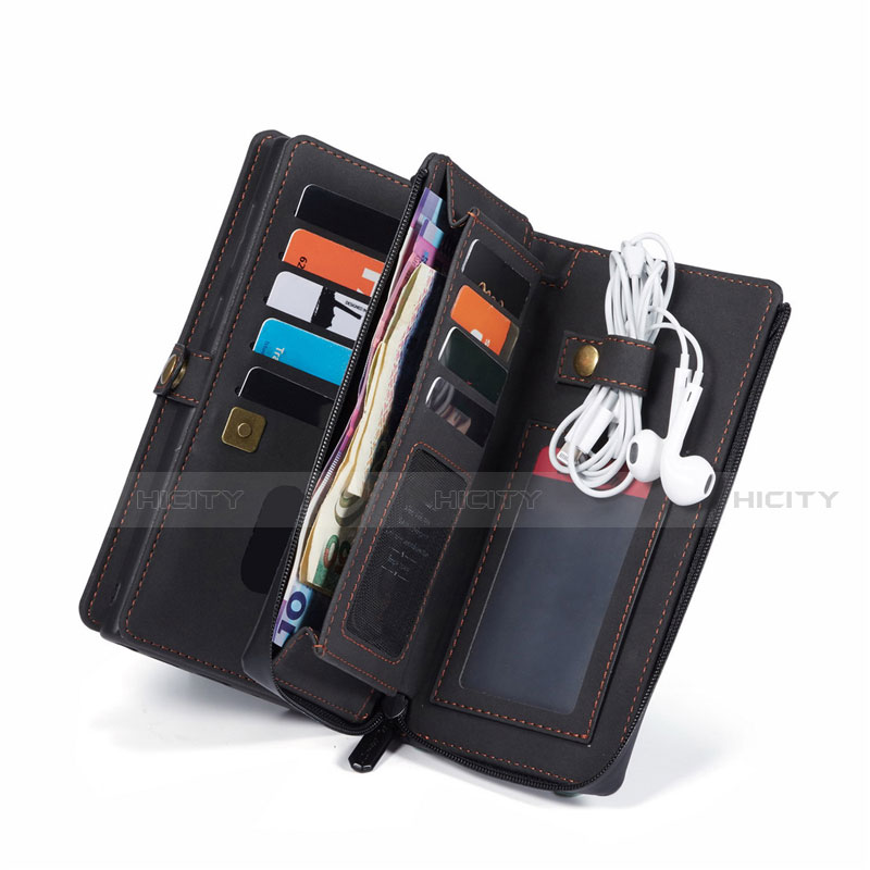 Custodia Portafoglio In Pelle Cover con Supporto T02 per Samsung Galaxy Note 20 Ultra 5G