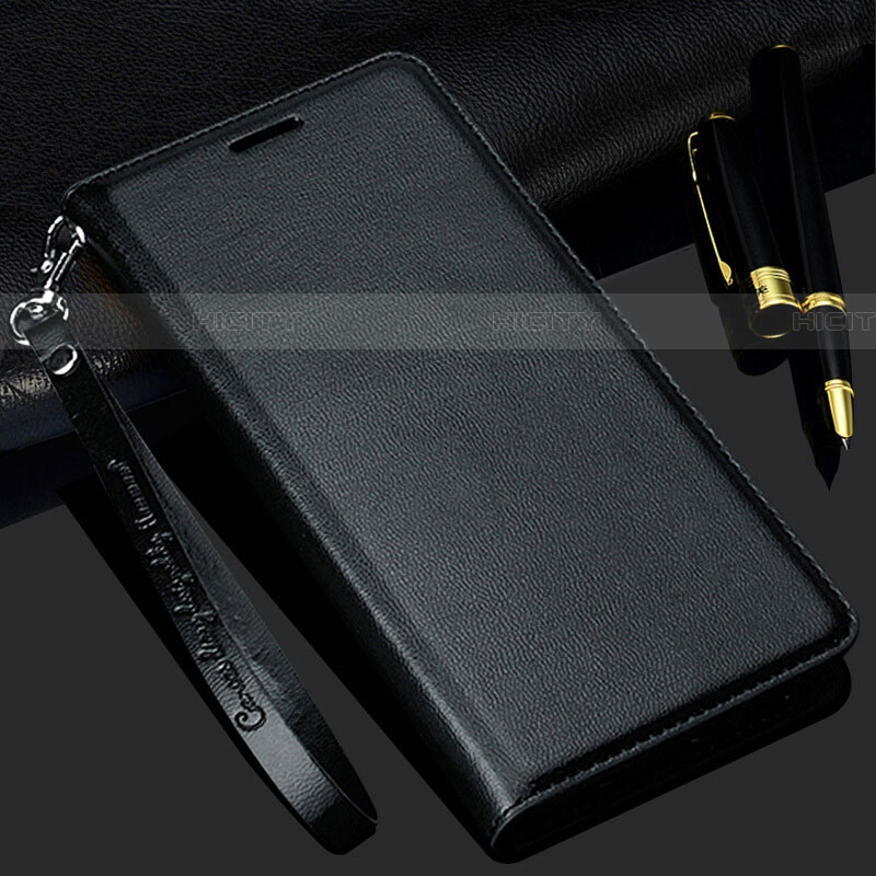 Custodia Portafoglio In Pelle Cover con Supporto T02 per Samsung Galaxy S20 5G Nero