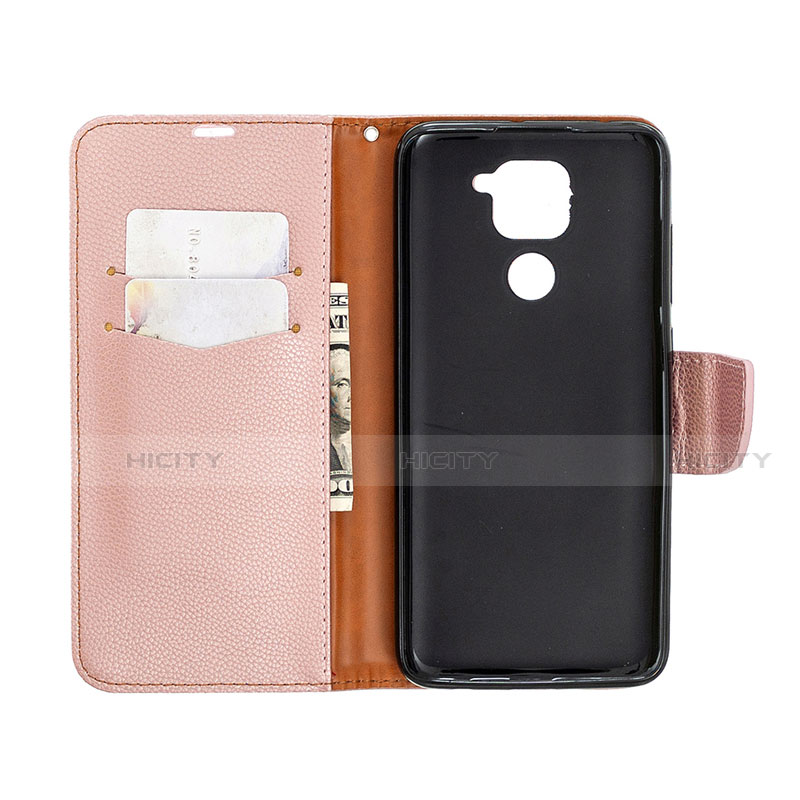 Custodia Portafoglio In Pelle Cover con Supporto T02 per Xiaomi Redmi Note 9