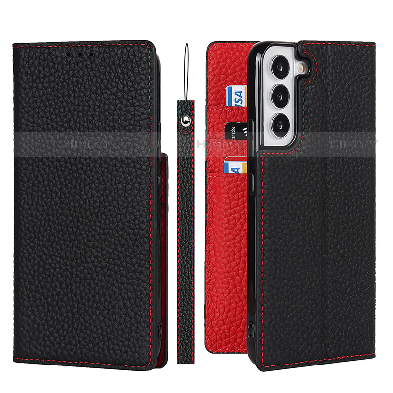 Custodia Portafoglio In Pelle Cover con Supporto T02D per Samsung Galaxy S21 Plus 5G