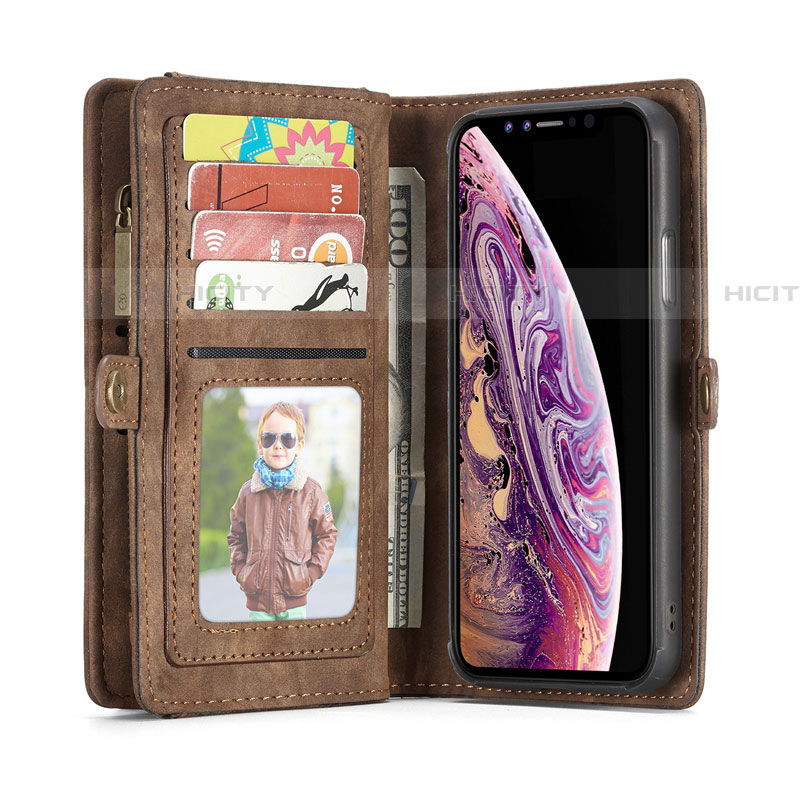 Custodia Portafoglio In Pelle Cover con Supporto T03 per Apple iPhone XR