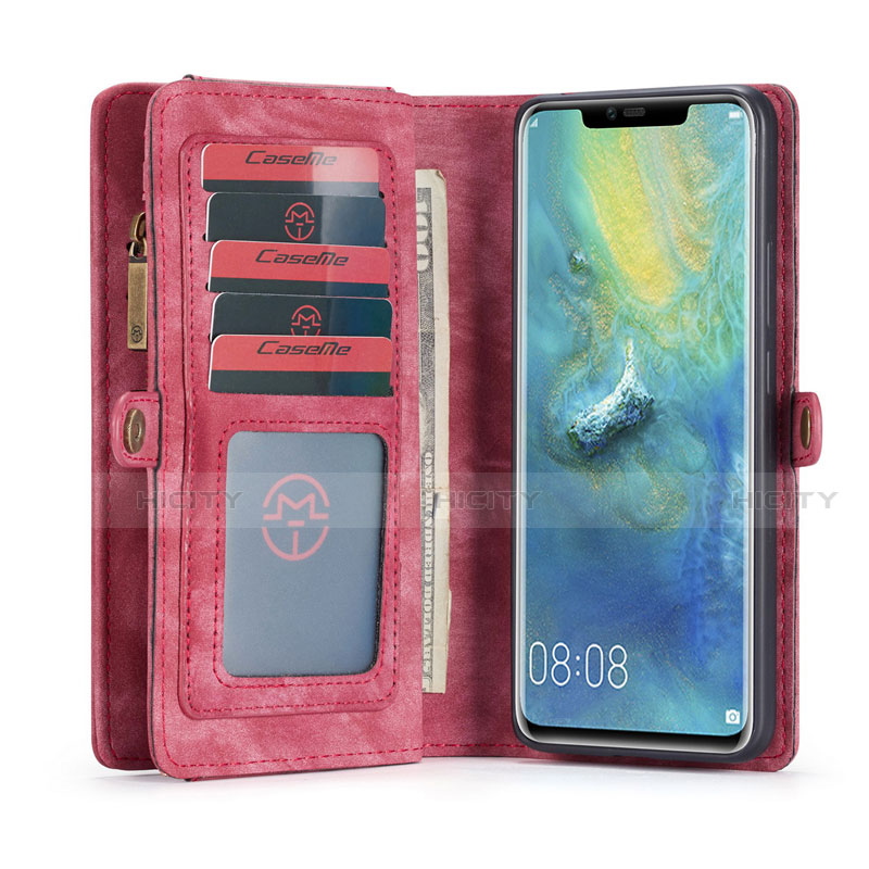 Custodia Portafoglio In Pelle Cover con Supporto T03 per Huawei Mate 20 Pro