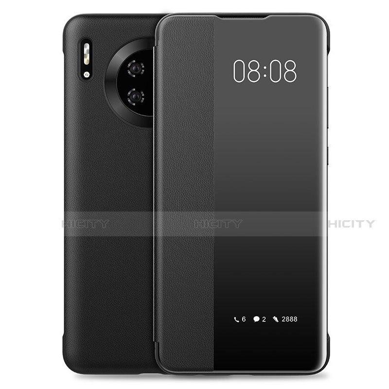 Custodia Portafoglio In Pelle Cover con Supporto T03 per Huawei Mate 30 5G Nero