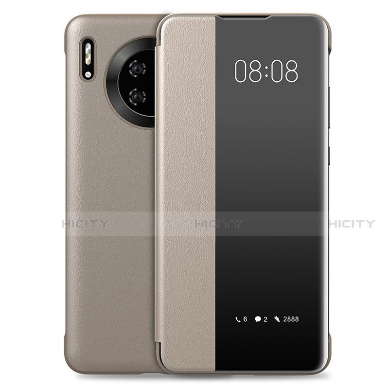 Custodia Portafoglio In Pelle Cover con Supporto T03 per Huawei Mate 30 Oro