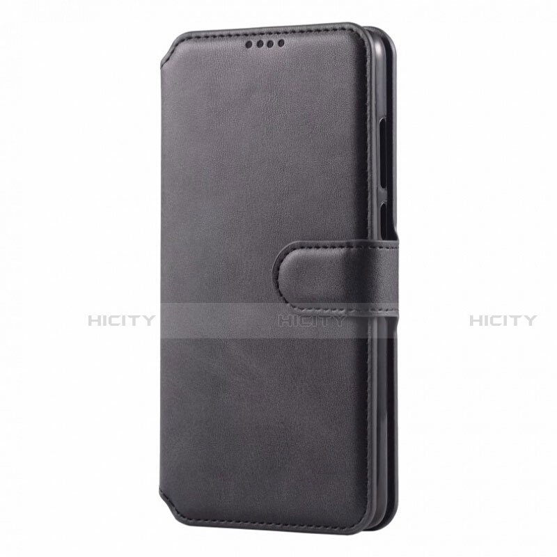 Custodia Portafoglio In Pelle Cover con Supporto T03 per Huawei Nova 4e Nero