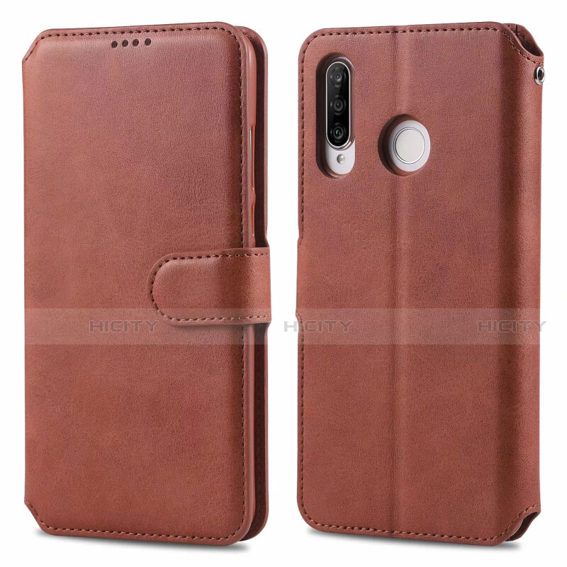 Custodia Portafoglio In Pelle Cover con Supporto T03 per Huawei P30 Lite