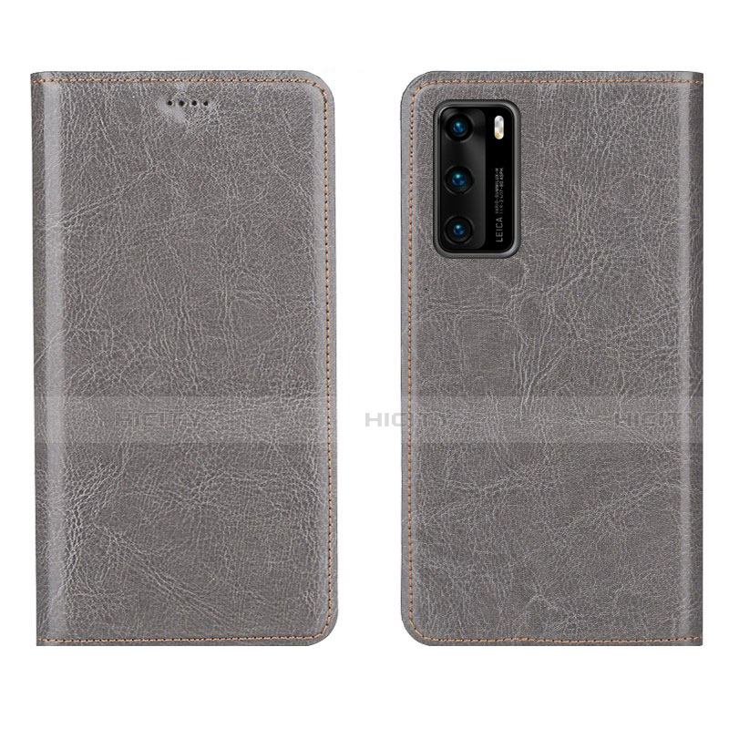 Custodia Portafoglio In Pelle Cover con Supporto T03 per Huawei P40