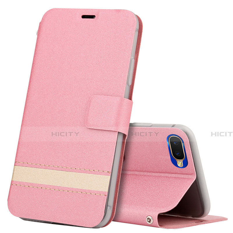 Custodia Portafoglio In Pelle Cover con Supporto T03 per Oppo K1