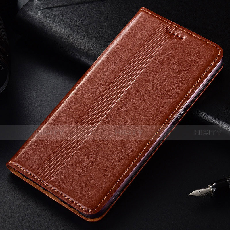 Custodia Portafoglio In Pelle Cover con Supporto T03 per Samsung Galaxy Note 10 Plus 5G Arancione