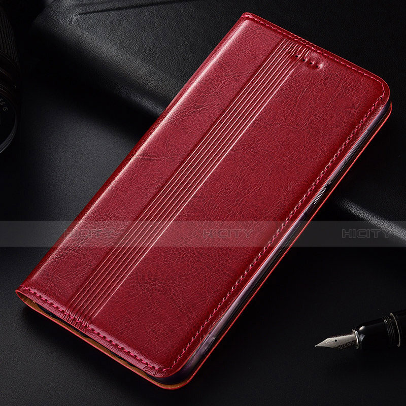 Custodia Portafoglio In Pelle Cover con Supporto T03 per Samsung Galaxy Note 10 Plus 5G Rosso