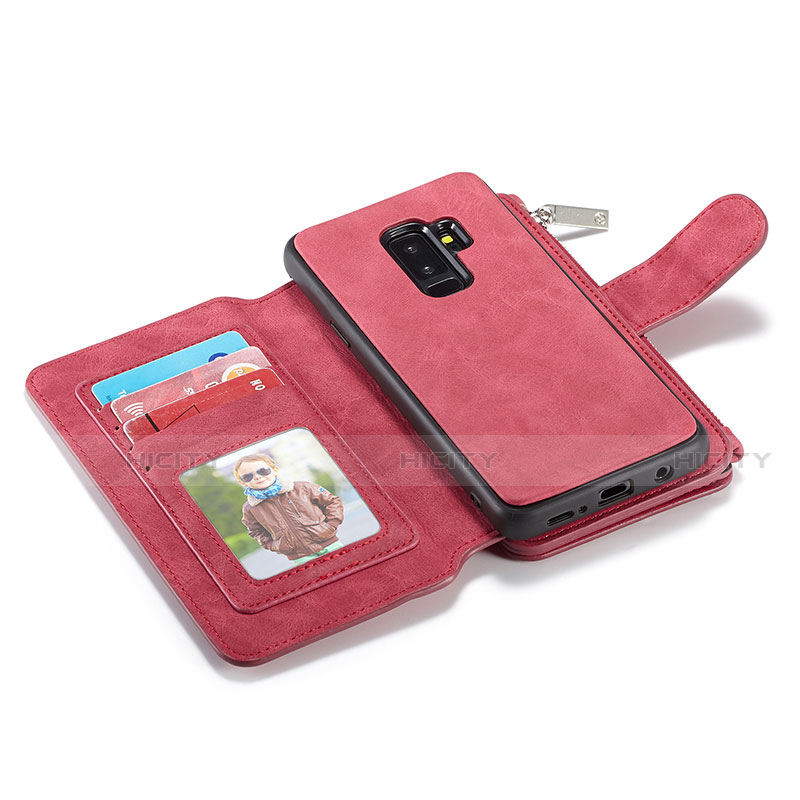 Custodia Portafoglio In Pelle Cover con Supporto T03 per Samsung Galaxy S9 Plus