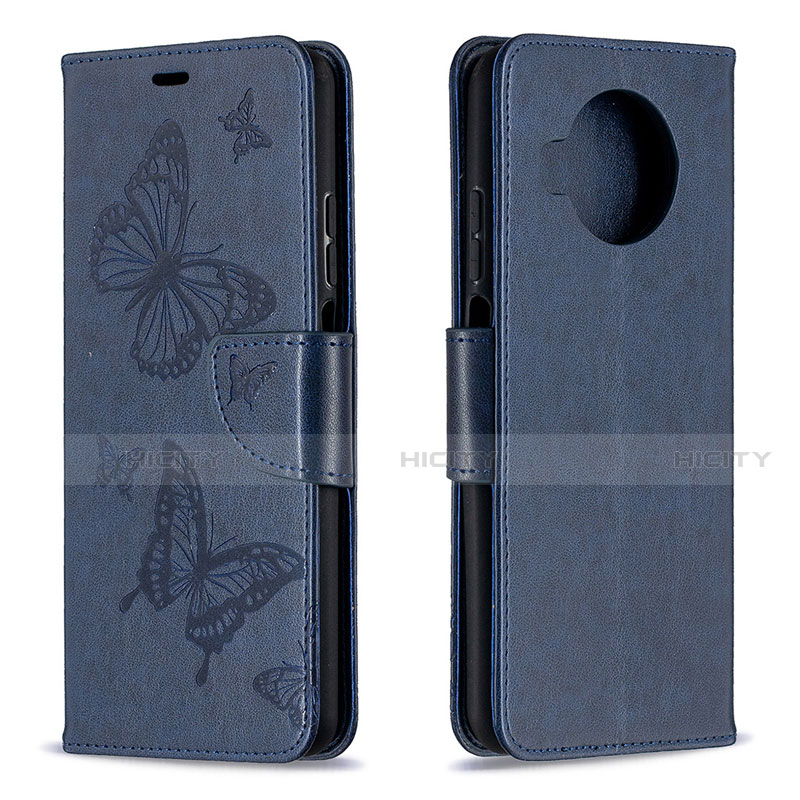 Custodia Portafoglio In Pelle Cover con Supporto T03 per Xiaomi Mi 10T Lite 5G Blu
