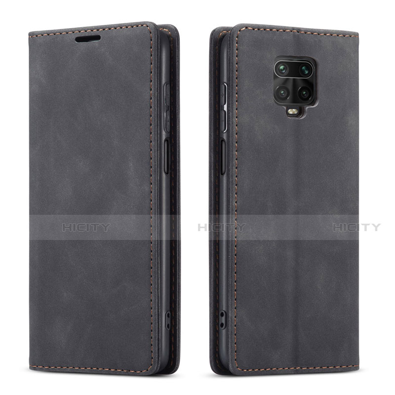 Custodia Portafoglio In Pelle Cover con Supporto T03 per Xiaomi Poco M2 Pro Nero