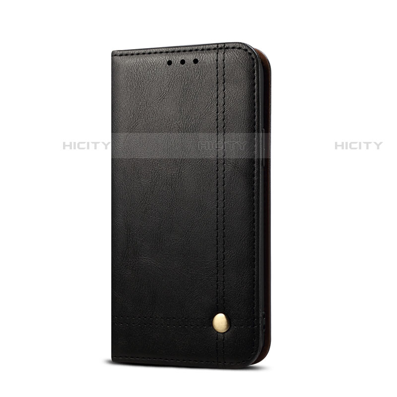 Custodia Portafoglio In Pelle Cover con Supporto T03 per Xiaomi Redmi 9AT Nero