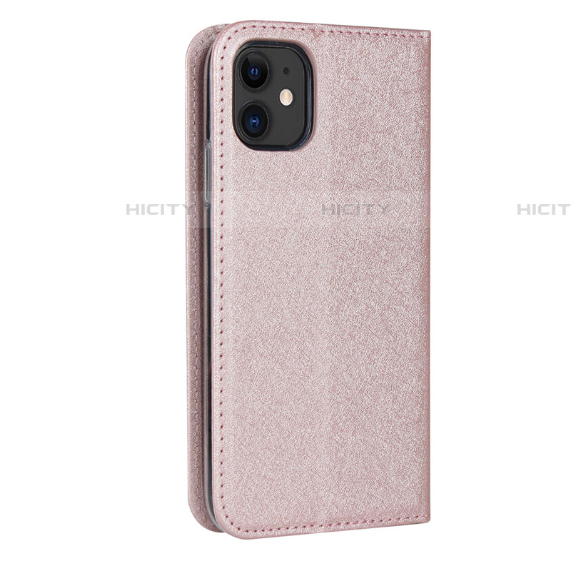 Custodia Portafoglio In Pelle Cover con Supporto T04 per Apple iPhone 11