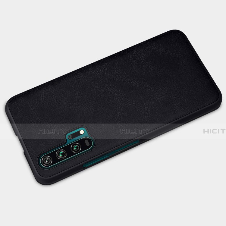 Custodia Portafoglio In Pelle Cover con Supporto T04 per Huawei Honor 20 Pro