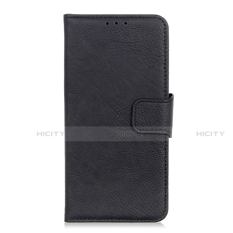 Custodia Portafoglio In Pelle Cover con Supporto T04 per Huawei Honor X10 Max 5G Nero