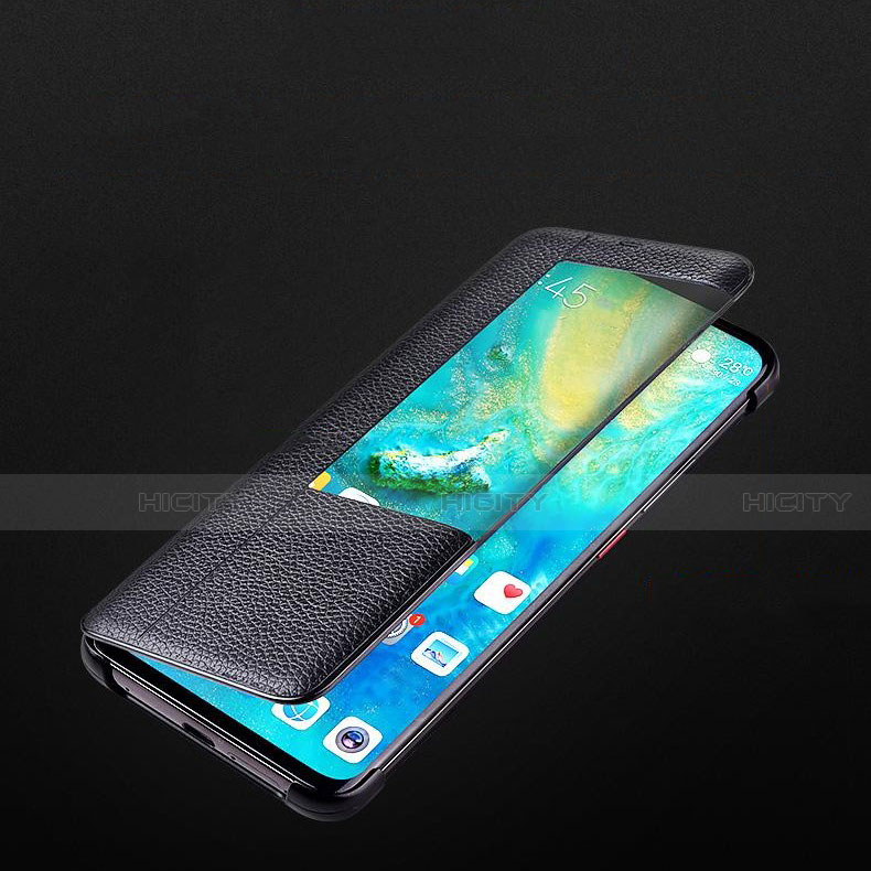 Custodia Portafoglio In Pelle Cover con Supporto T04 per Huawei Mate 20