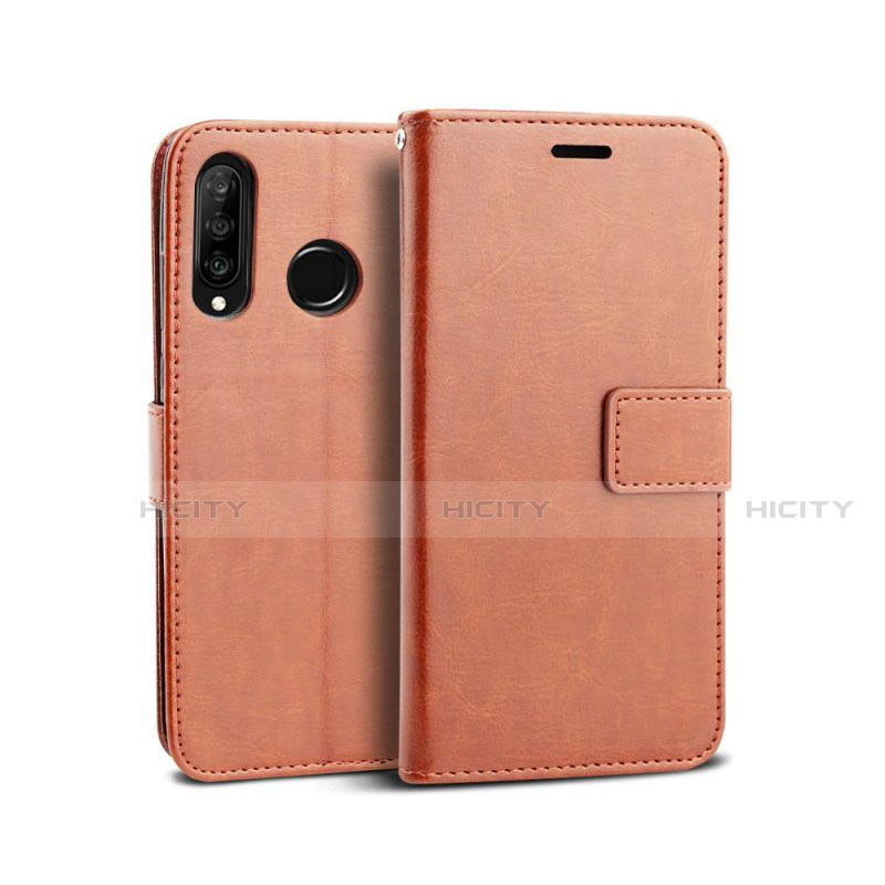 Custodia Portafoglio In Pelle Cover con Supporto T04 per Huawei P30 Lite