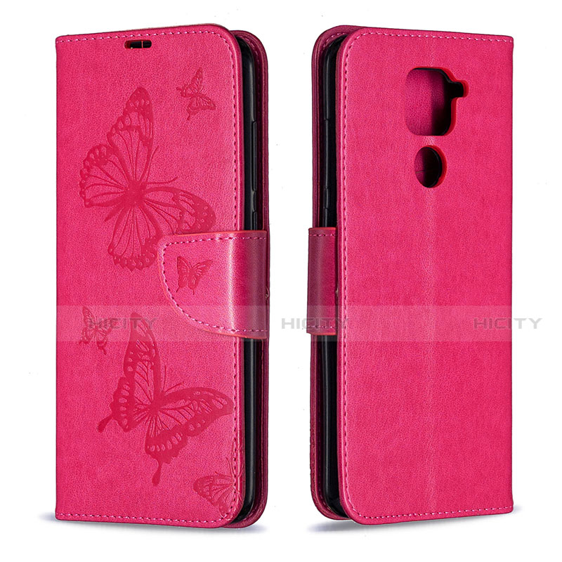 Custodia Portafoglio In Pelle Cover con Supporto T04 per Xiaomi Redmi Note 9