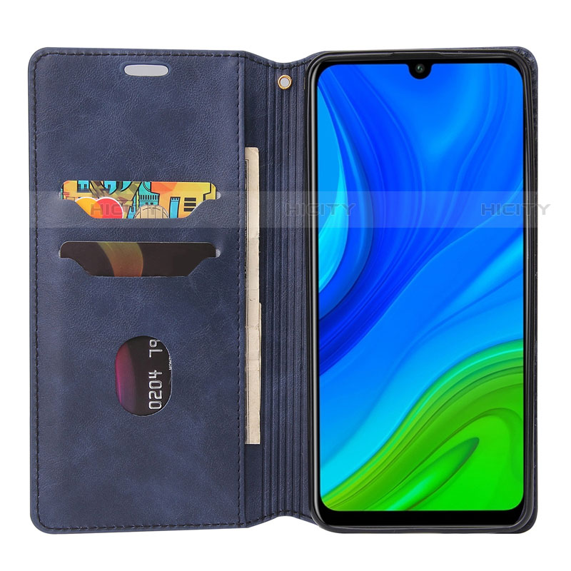 Custodia Portafoglio In Pelle Cover con Supporto T05 per Huawei P Smart (2020)