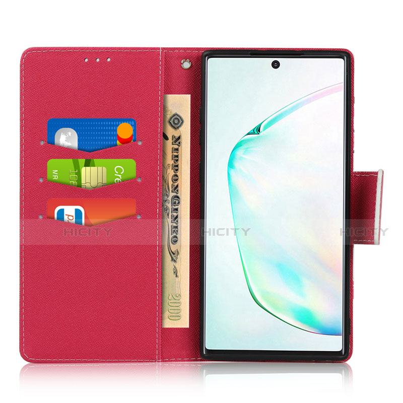 Custodia Portafoglio In Pelle Cover con Supporto T05 per Samsung Galaxy Note 10 Plus 5G