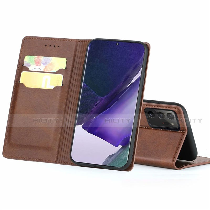 Custodia Portafoglio In Pelle Cover con Supporto T05 per Samsung Galaxy Note 20 Ultra 5G